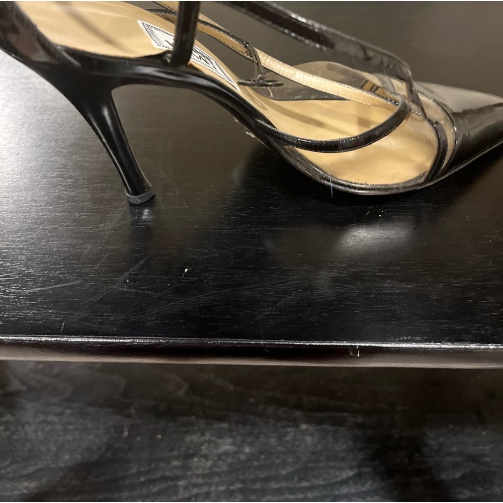 Black Patent 3 inch Gianni Versace heels